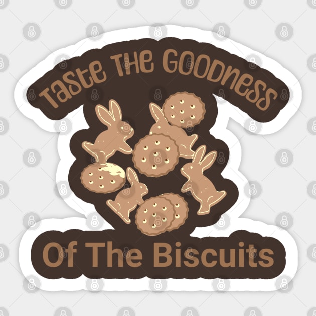 Taste-The-Biscuit Sticker by harrison gilber